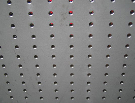 多孔板の穴の詳細